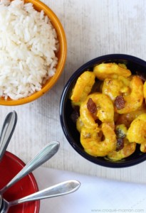 5-minute prawn curry - Croque-Maman