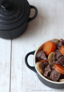 French beef stew recipe - Boeuf bourguignon - Croque-Maman