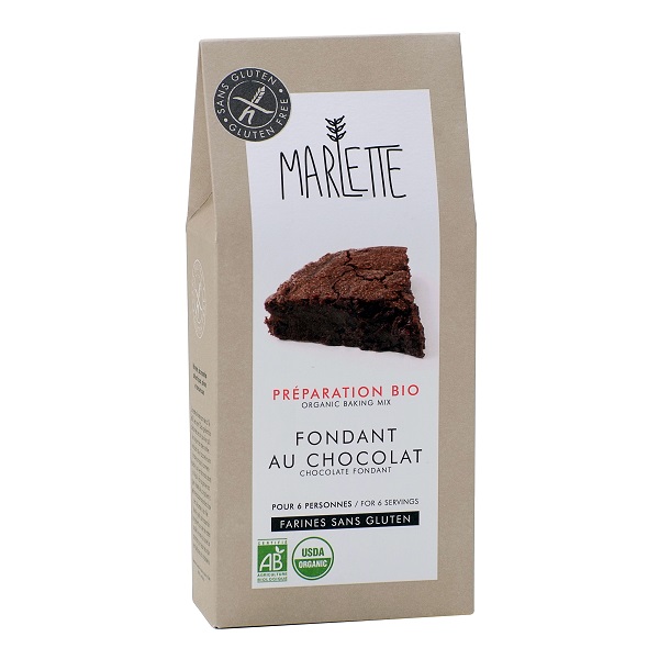 Gluten-free organic chocolate fondant baking mix – Marlette