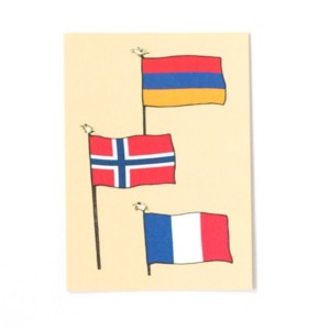 Guess the flag family table game - Card (front) - Marc Vidal - Croque-Maman