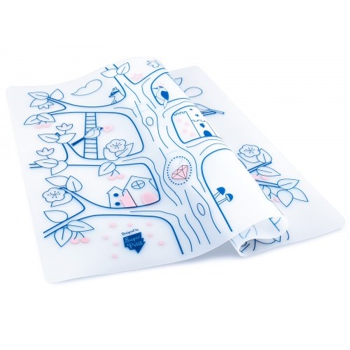 Reusable colouring in placemat set – Magic tree