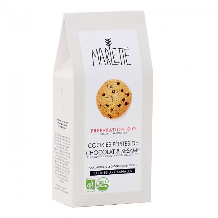 Organic sesame chocolate chip cookies baking mix – Marlette