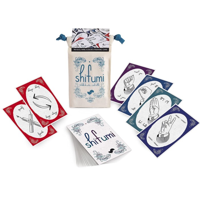 Rock paper scissors family card game – Shifumi – Les jouets Libres