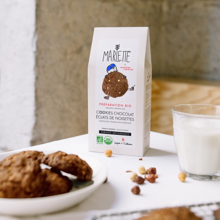 Organic chocolate hazelnut cookies baking mix – Marlette