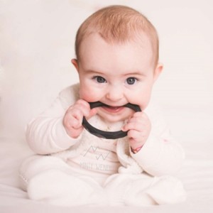 Black teething bracelet for mum - Lifestyle MintyWendy - Croque-Maman