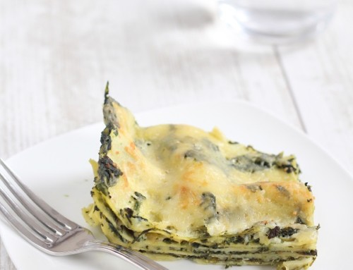 Quick and easy spinach lasagna