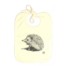 Organic cotton baby bib – Master Hedgehog - Croque-Maman - Mr Naturaliste