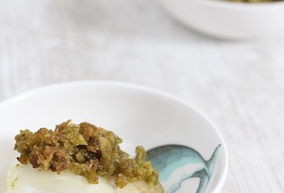 Pesto crusted cod recipe - Croque-Maman