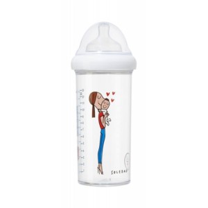 Mum & baby baby bottle, 360 ml - Le Biberon Francais - Croque-Maman