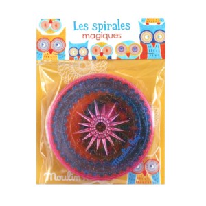 Spiral drawing art kit - spirograph - Full packaging - Moulin Roty - Croque-Maman