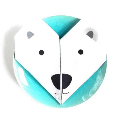 Origami cotton napkins – Set of 4 – Polar bear