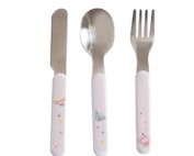 Children cutlery set – Il etait une fois – Pink & Purple